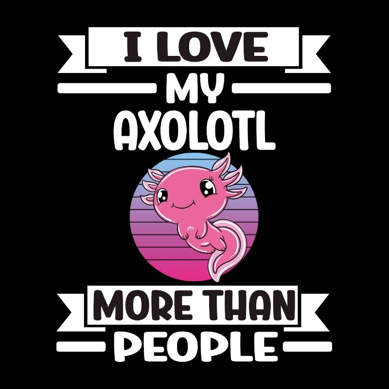 Axolotl drôle Axolotl mignon