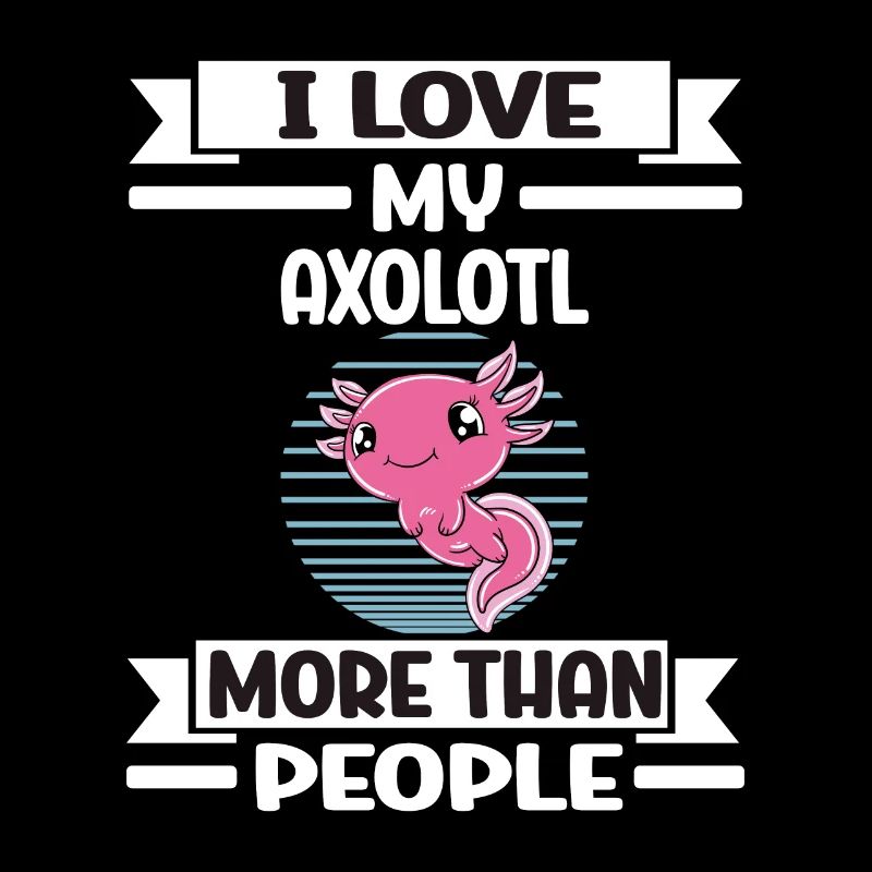 Axolotl drôle Axolotl mignon