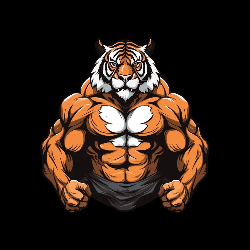 Tiger Muscles MMA Fighter Beast