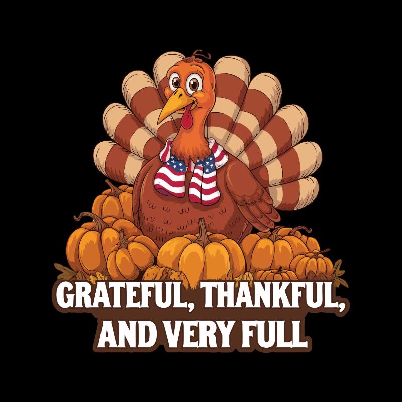 Dinde drôle de Thanksgiving