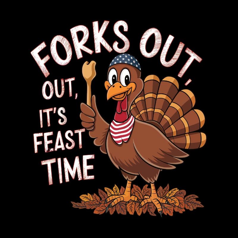 Dinde drôle de Thanksgiving