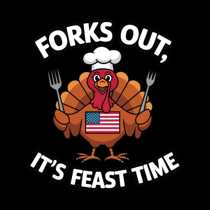 Dinde drôle de Thanksgiving