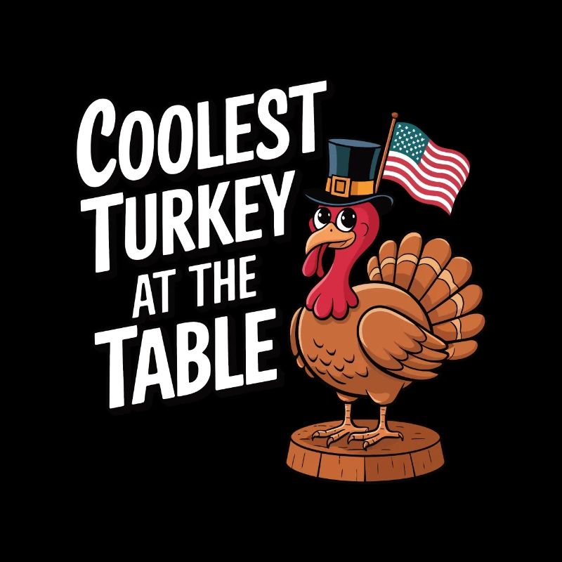 Dinde drôle de Thanksgiving