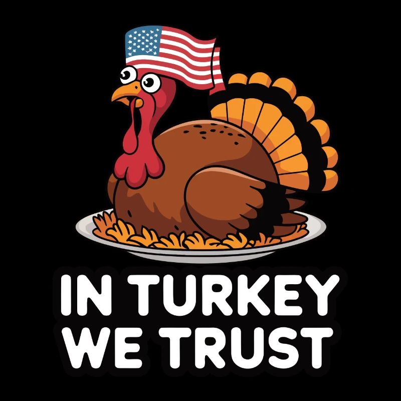 Dinde drôle de Thanksgiving