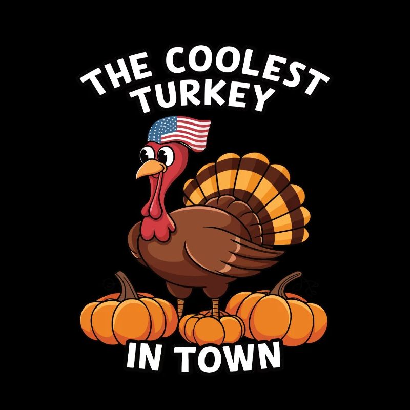 Dinde drôle de Thanksgiving