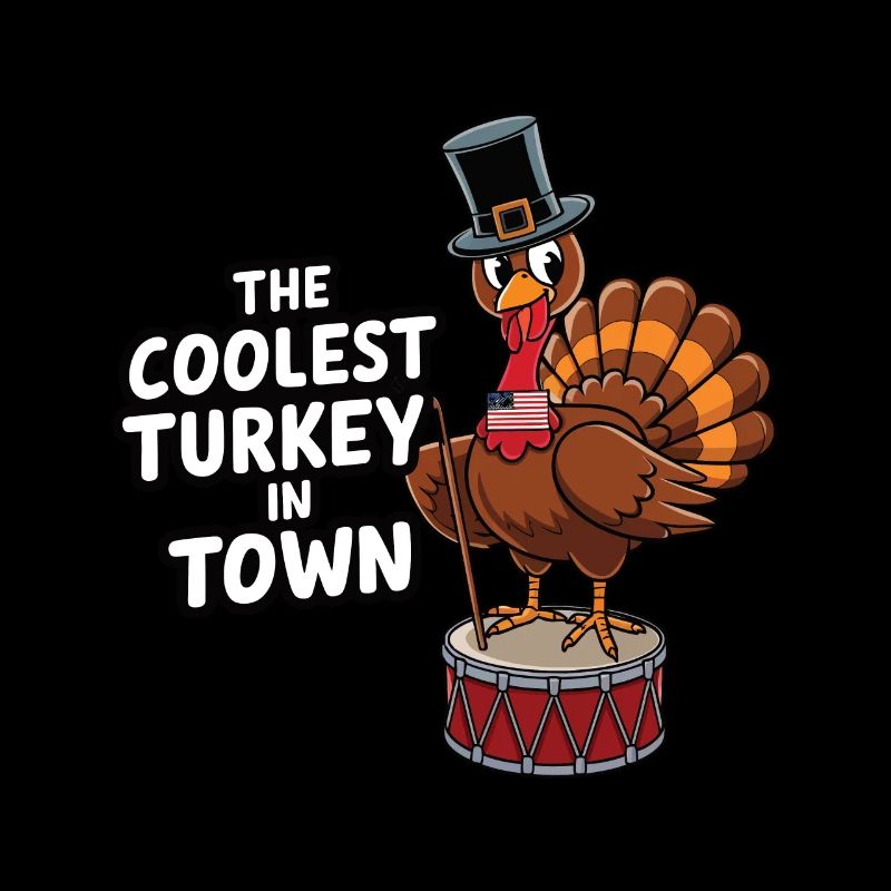 Dinde drôle de Thanksgiving