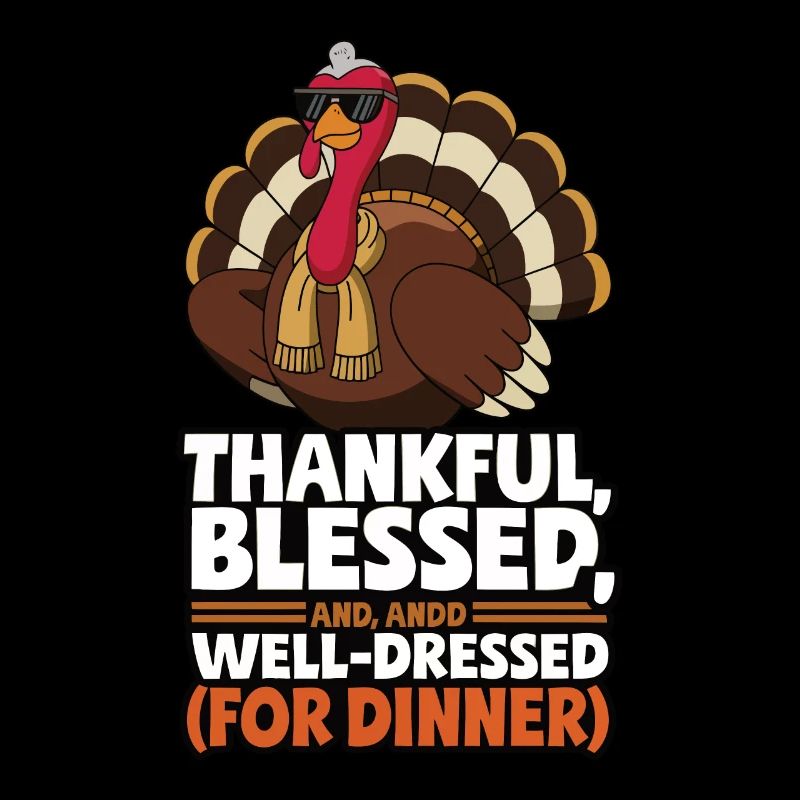 Dinde drôle de Thanksgiving