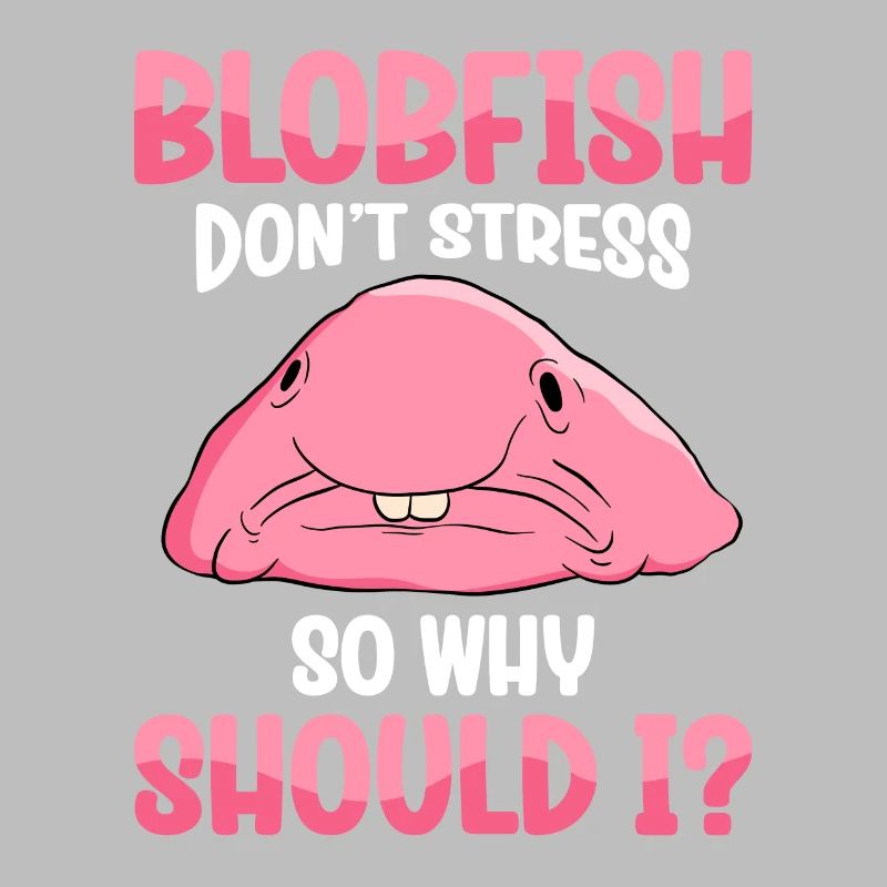 Drôle de poisson Blobfish mignon