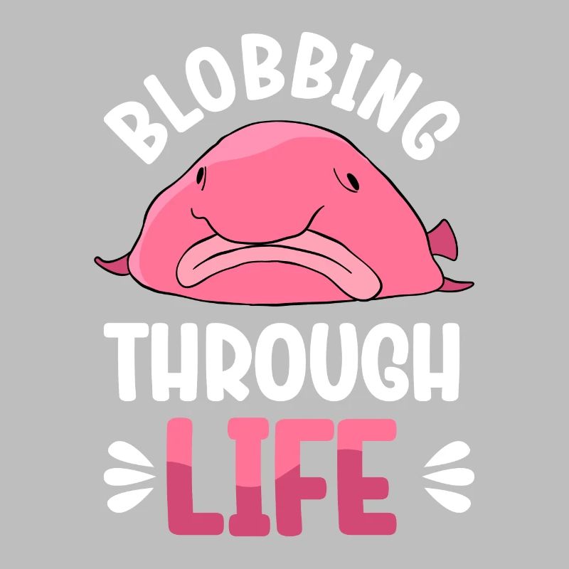 Drôle de poisson Blobfish mignon
