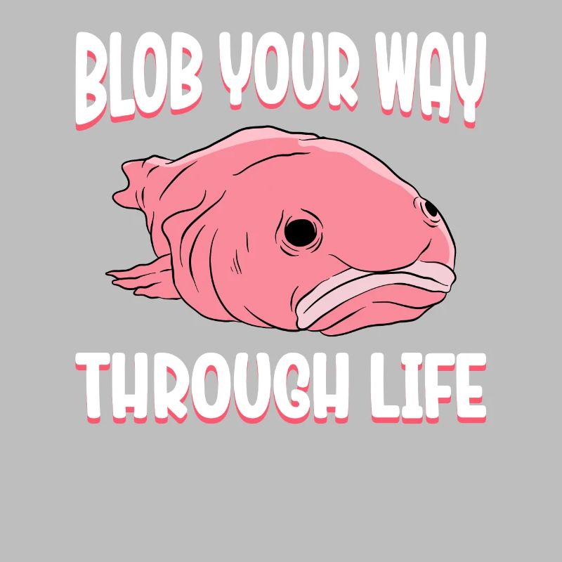 Drôle de poisson Blobfish mignon