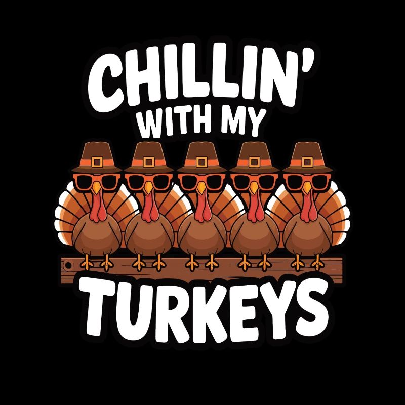Dinde drôle de Thanksgiving