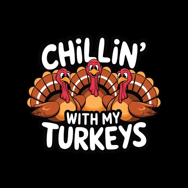 Dinde drôle de Thanksgiving