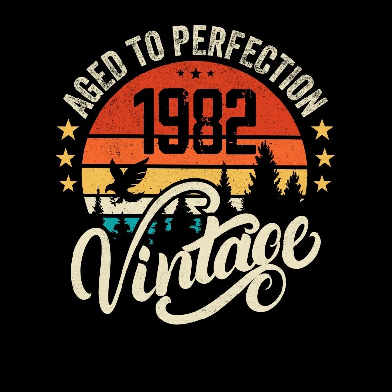 1982 Vintage - Birthday Gift 1982 Retro 1982