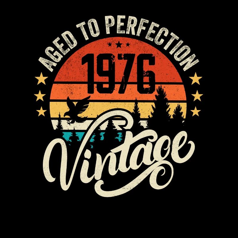1976 Vintage - Geburtstagsgeschenk 1976 Retro 1976