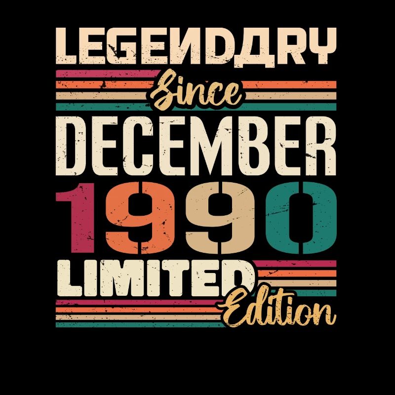 Legendary since December 1990 Vintage December 1990