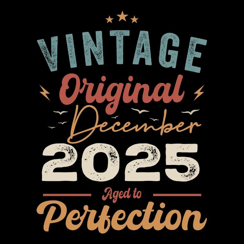 Vintage Geburtstag - Dezember 2025 - Geschenkidee