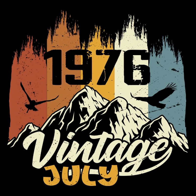 Vintage Juli 1976 Geburtstagsgeschenk Juli 1976
