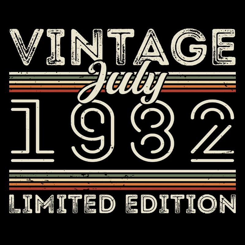 Juli 1982 Juli Geburtstagsgeschenk Juli 1982
