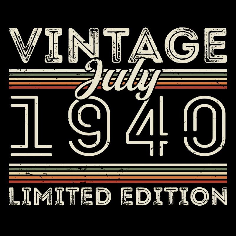 Juli 1940 Juli Geburtstagsgeschenk Juli 1940