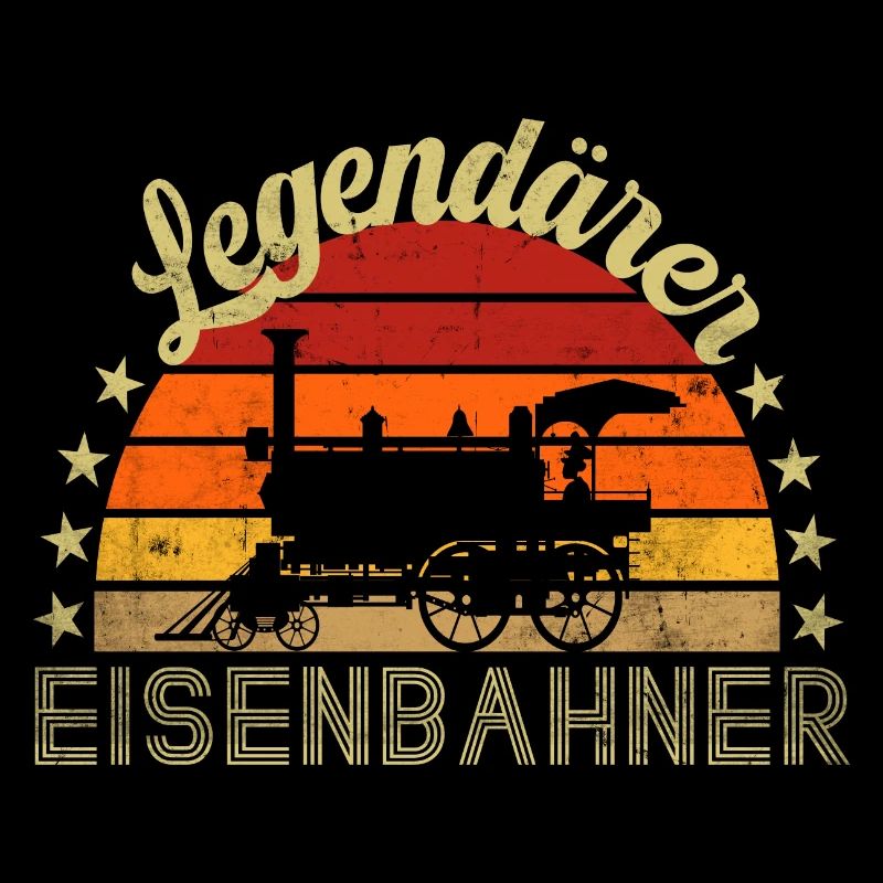 Legendärer Eisenbahner , Eisenbahn Beruf Vintage