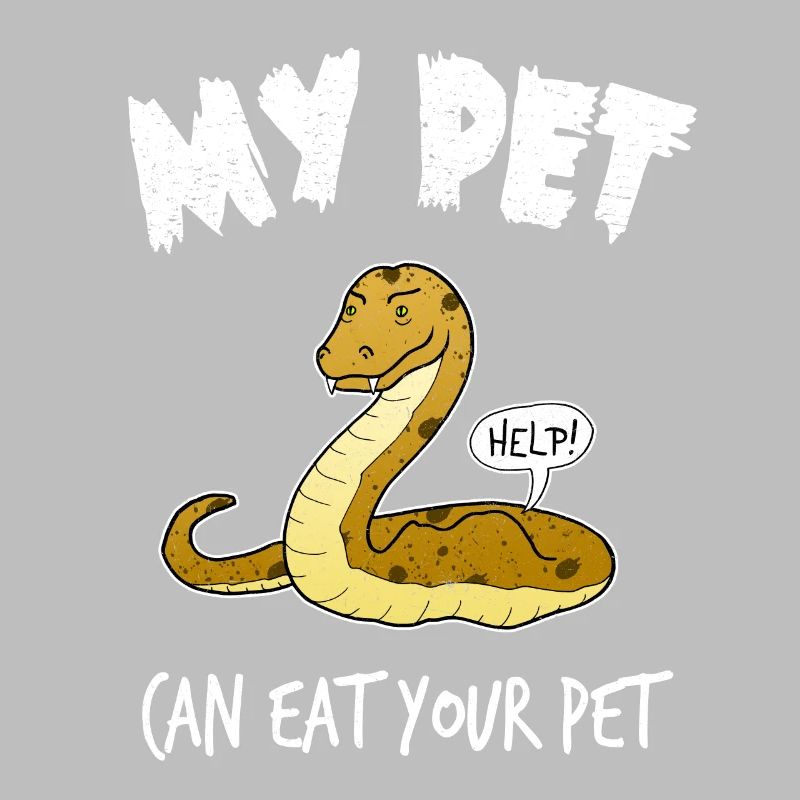Cadeau drôle d'animal familier de python de serpent