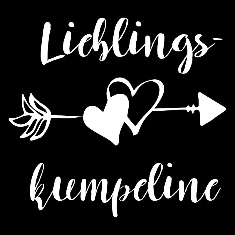 Lieblingskumpeline beste Freundin Spruch Geschenk
