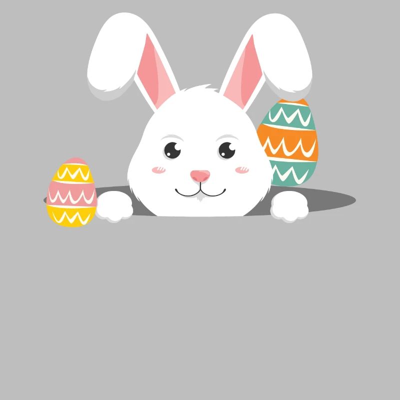 Osterhase mit Ostereiern