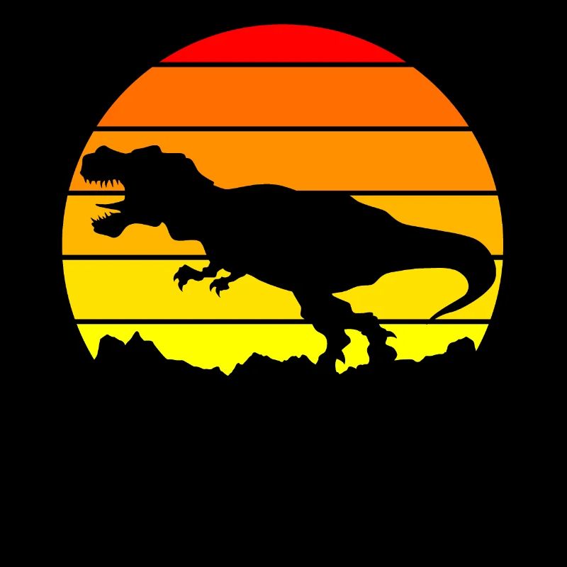 Silhouette de dinosaure