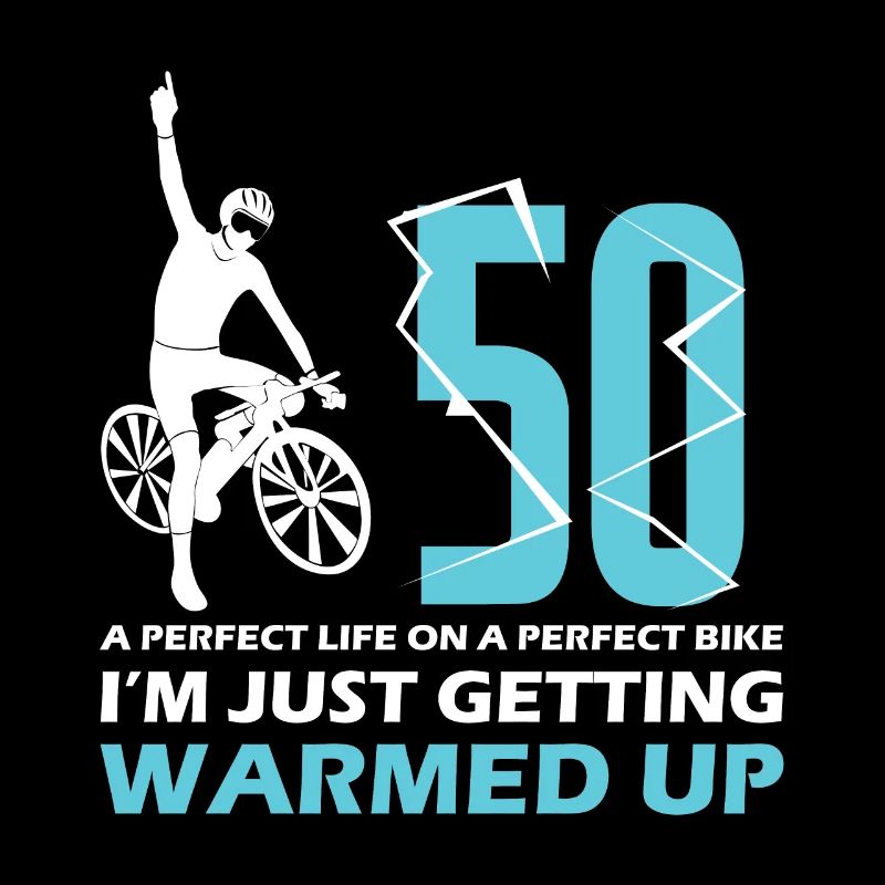 Radfahrer 50. Geburtstag