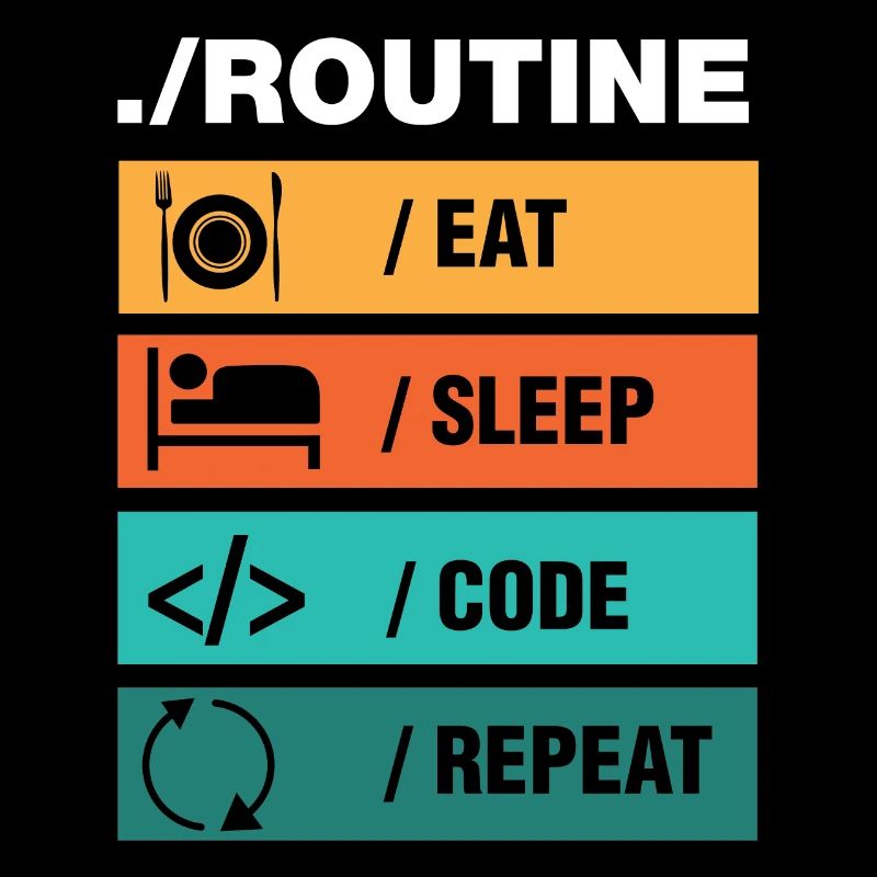 Eat Sleep Code Repeat Programmeur