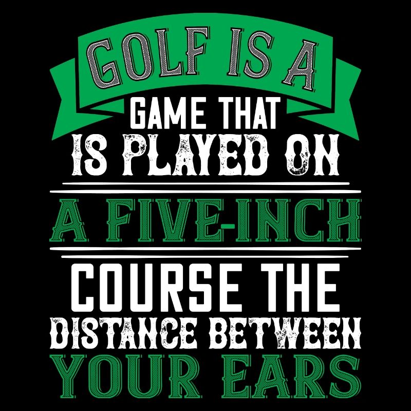 Golfer Golf Golfschläger Putter Handicap Geschenk