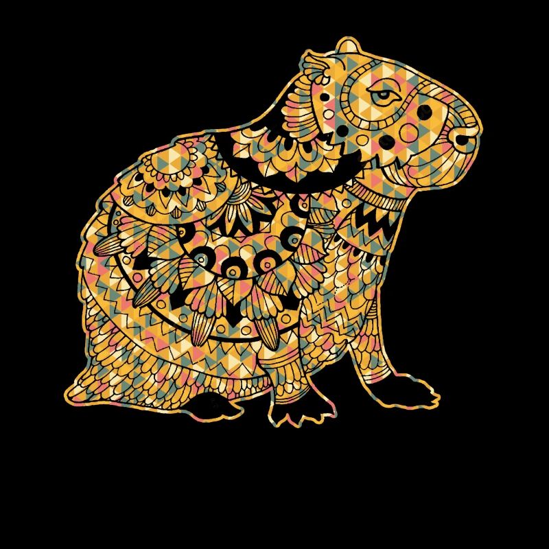 Chemises géométriques Capybara