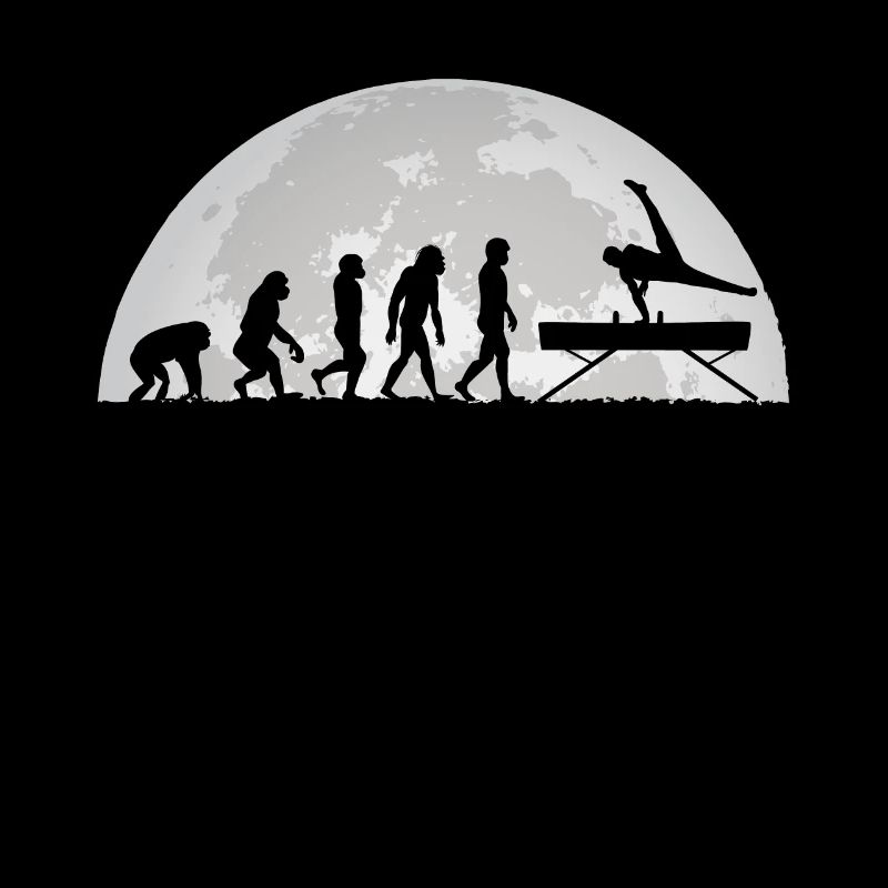 Turnen Gymnastik Evolution Mond Turner Turnerin