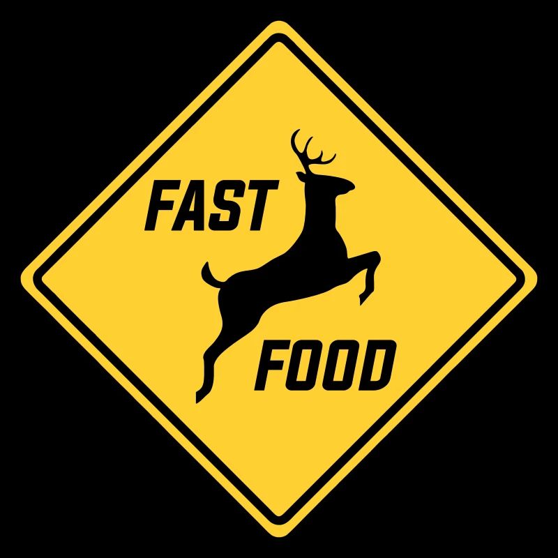 Fast Food Hirsch Lustige Jagdsaison