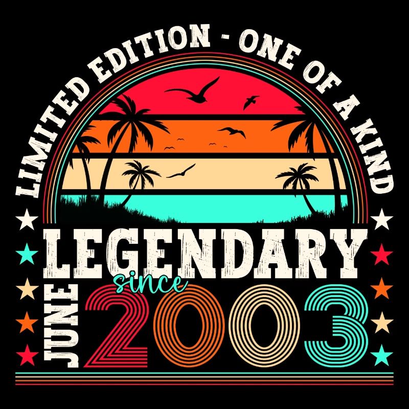 Legende Juni 2003 19. Geburtstag Geschenk Herren