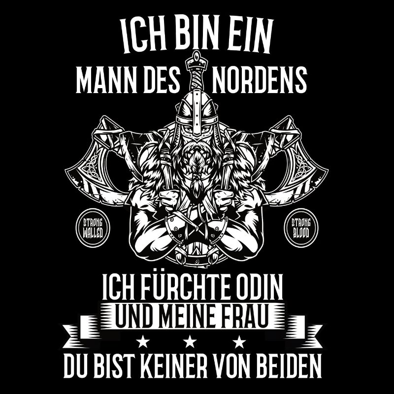 Wikinger Krieger Nordmann Axt Valhalla Nordmänner