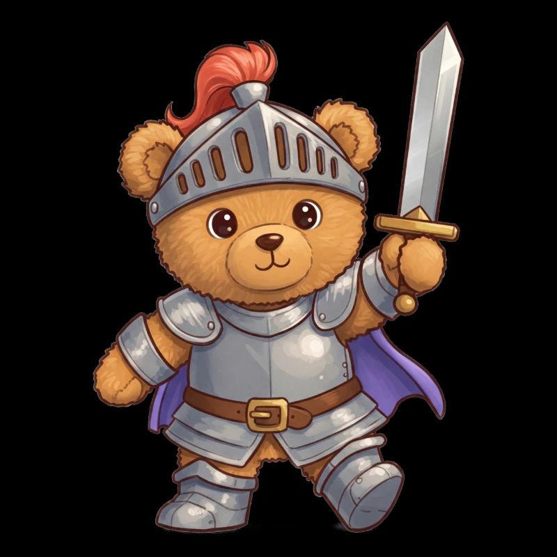 Ours en peluche Chevalier