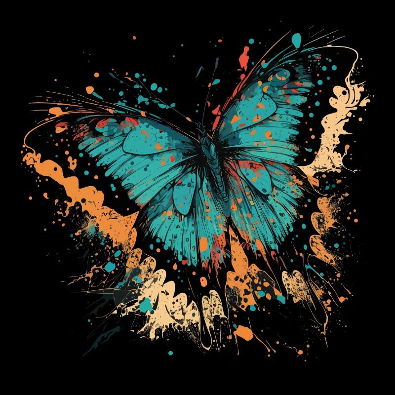 papillon bleu
