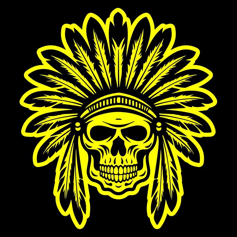 Crâne de chef indien apache