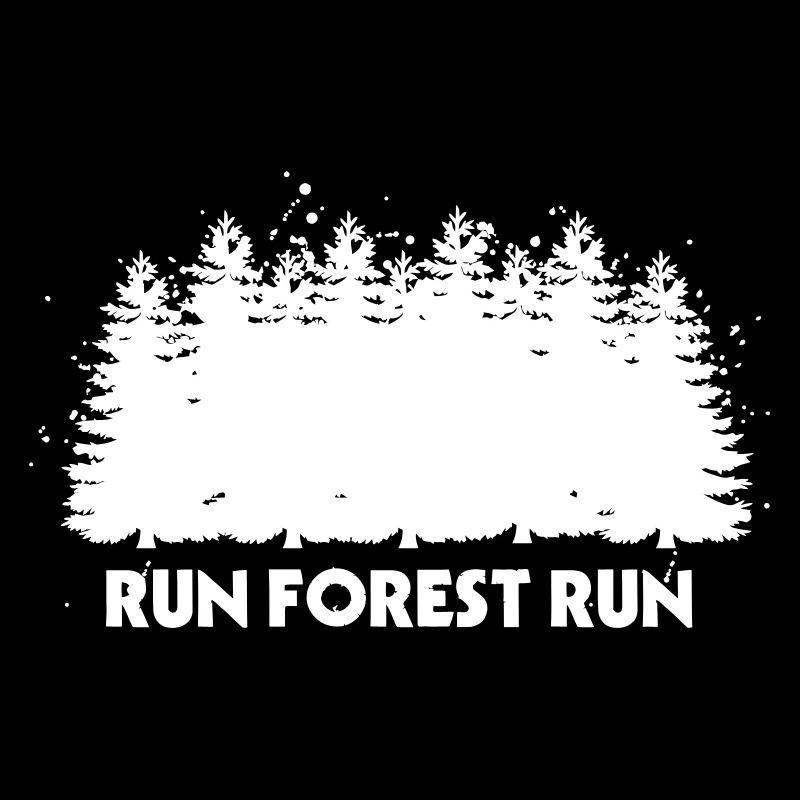 Run Forest Run Wald Förster Lustiges Geschenk