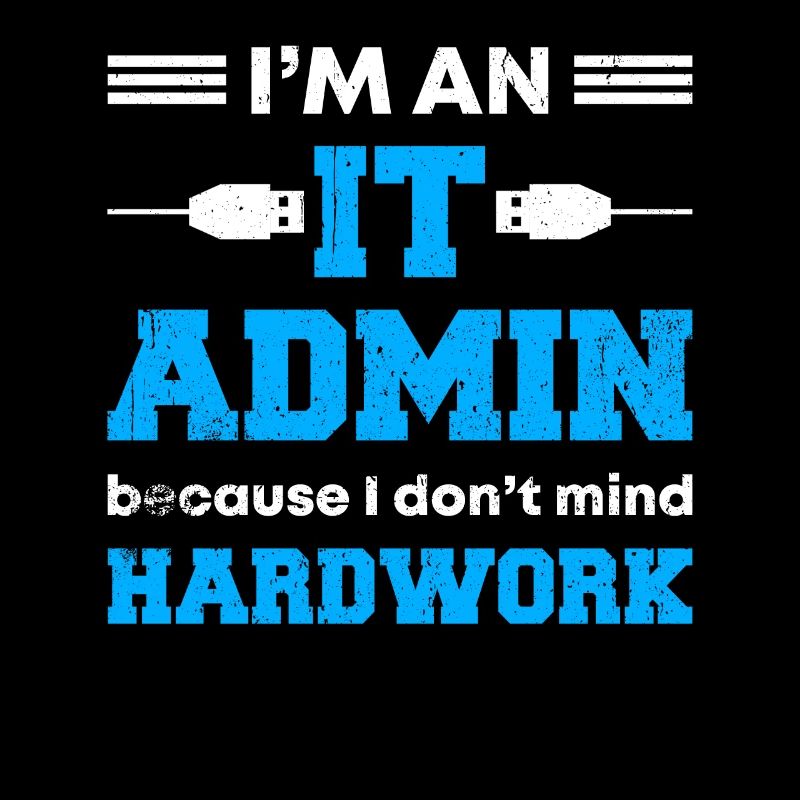I'm An IT Admin Because I Don't Mind Hardwork