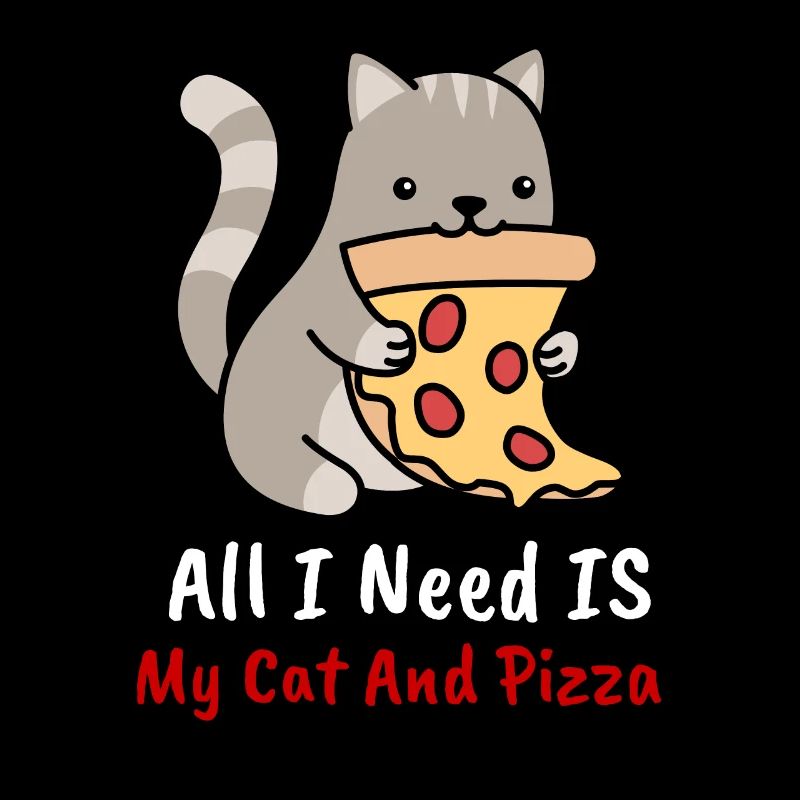 Chats Chat Pizza Freak Pizzakatze Cadeaux