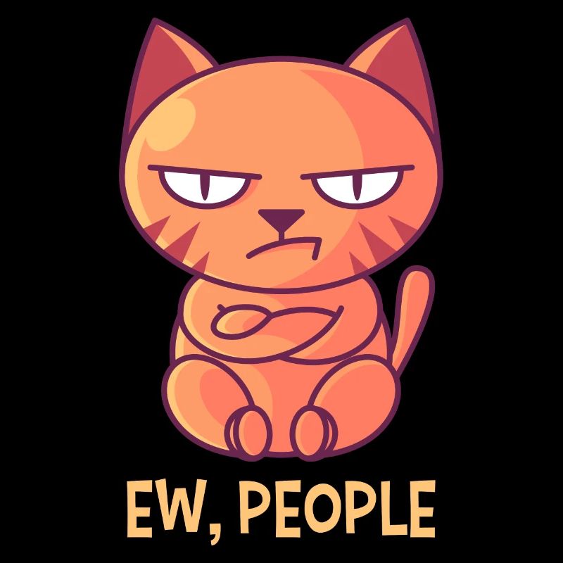 Bad mood cat