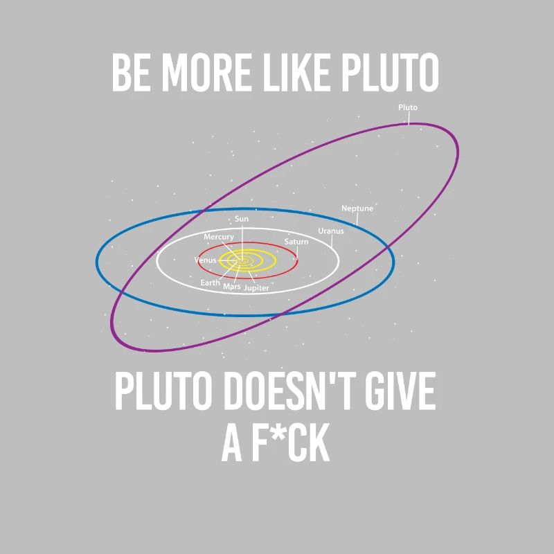 Be Like Pluto Physiker Sonnensystem Astrophysik