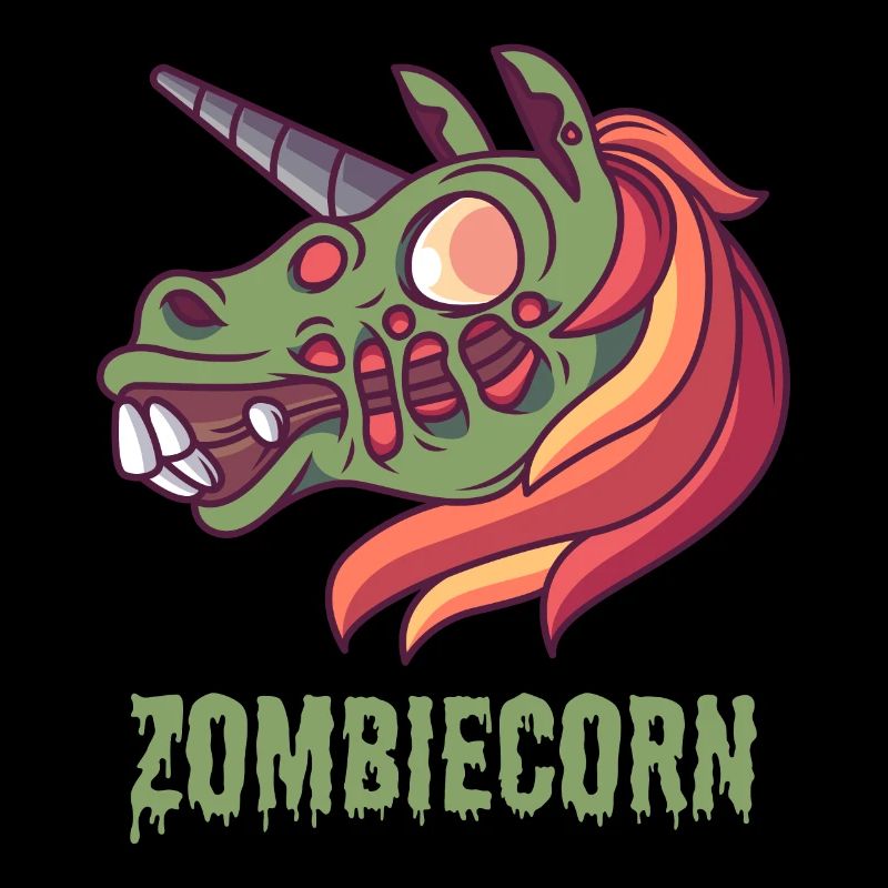 Zombiecorn, einhorn zombie halloween