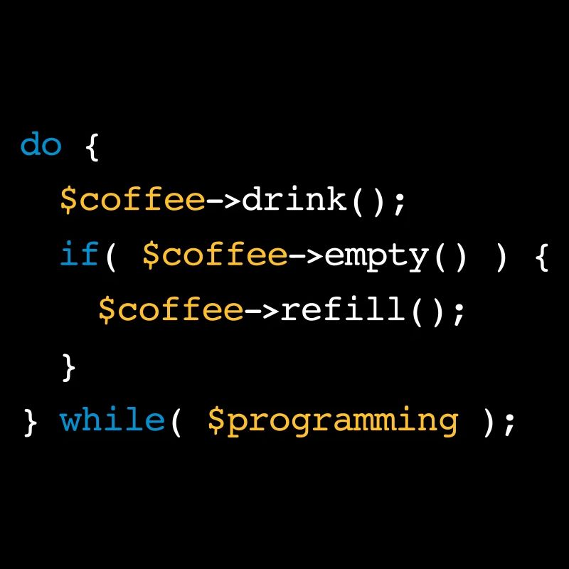 Code Coffee Refill Programming PHP