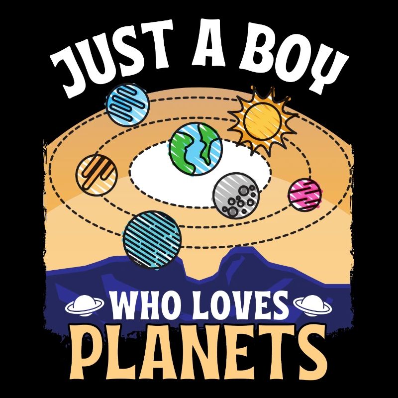Juste un garçon qui aime les planètes