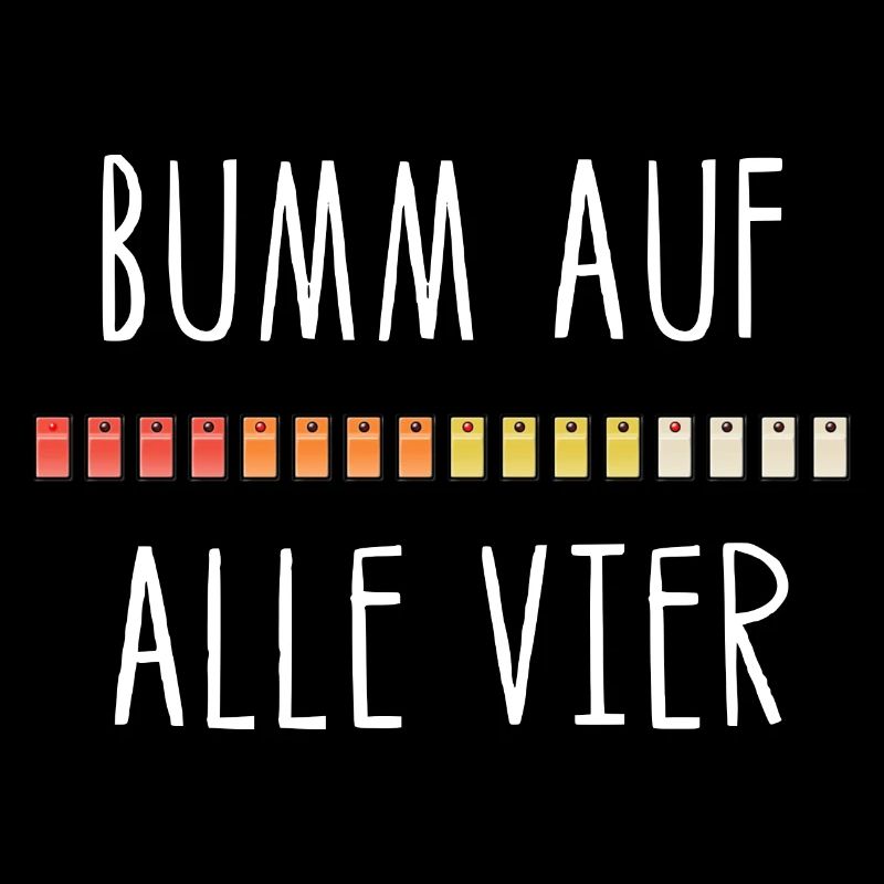 Bumm auf alle vier TR 808 Drum Techno Musik