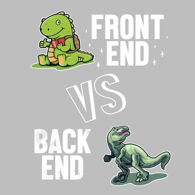 Frontend vs. Backend Developer Developer Coder