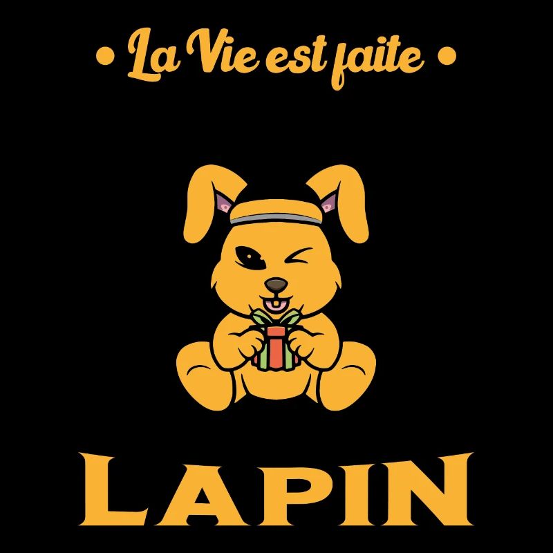 La Vie est faite d'obstacles j'ai mon Lapin Cadeau